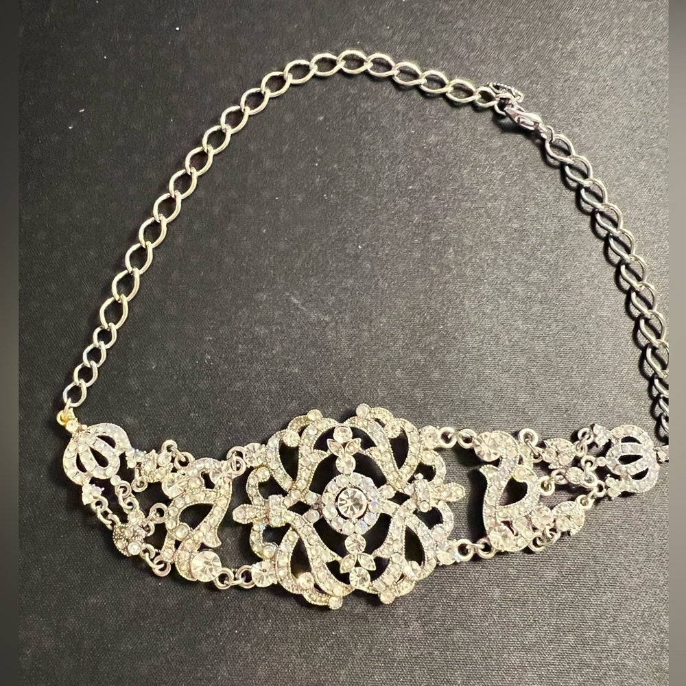 Intricate Silver Chain Necklace